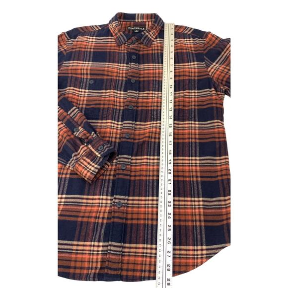 Bundle of 2 J. Crew Mercantile Mens Flannel Shirts Plaid Medium Cabincore Preppy - Picture 11 of 15
